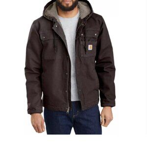 Carhartt Men's Washed Duck Bartlett Jacket-Color: Dark Brown